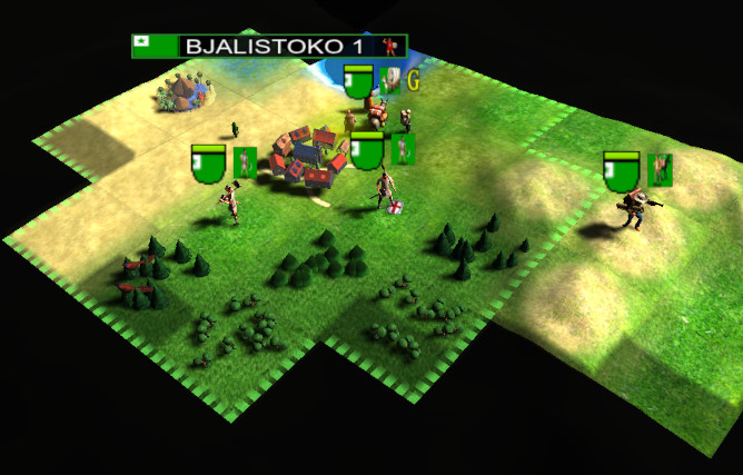 Example of FreeCiv 3D game